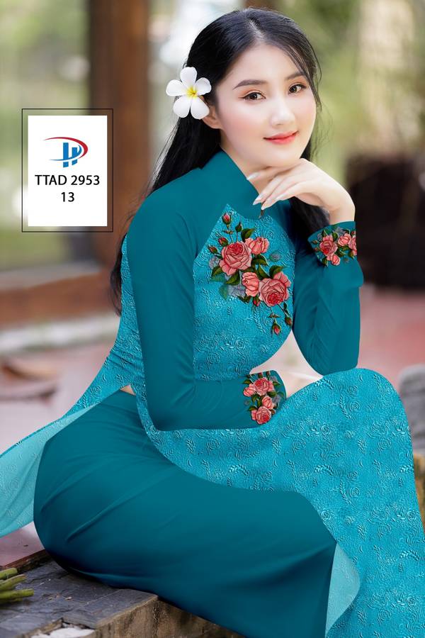 Áo Dài Hoa Hồng Độc Đáo AD TTAD2953