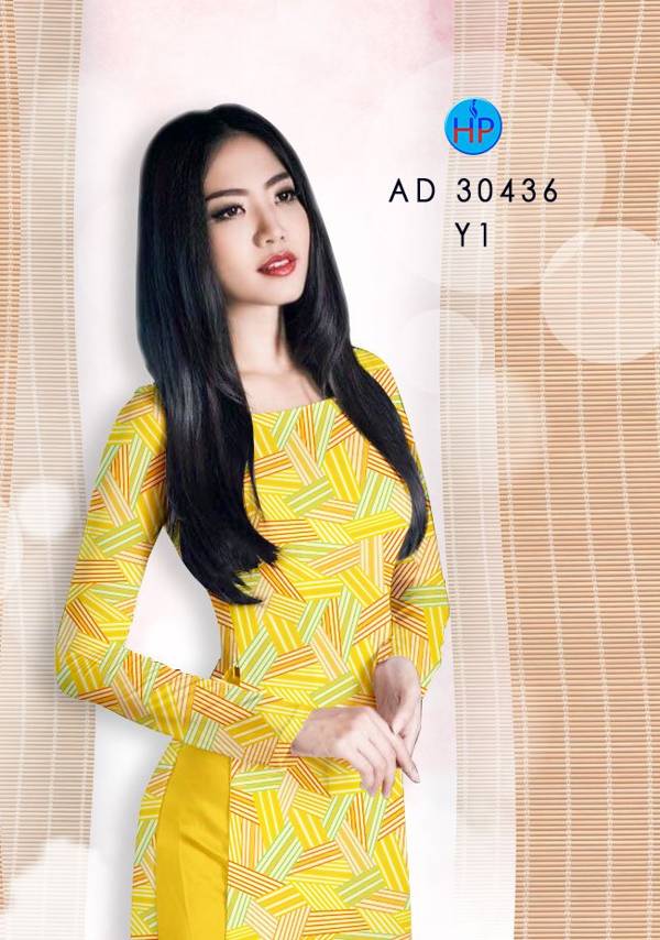 Áo Dài Hoa Văn Độc Đáo AD 30436