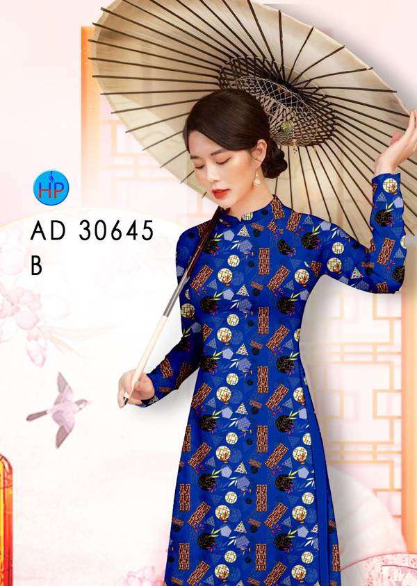 Áo Dài Hoa Văn Vừa Ra  AD 30645