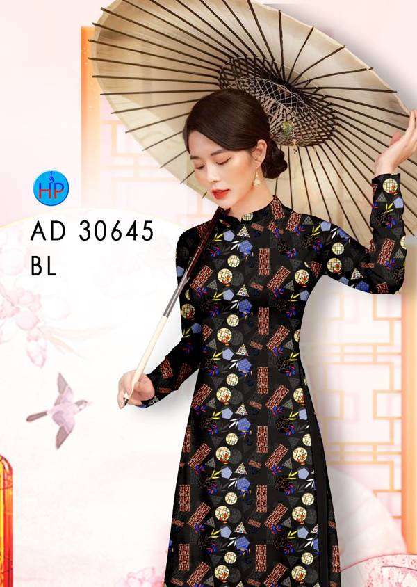 Áo Dài Hoa Văn Vừa Ra  AD 30645