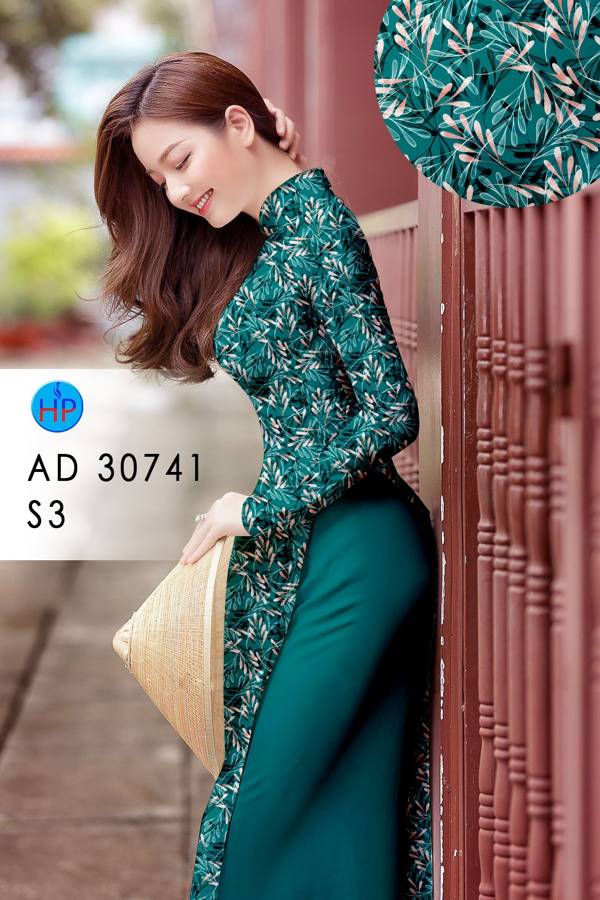 Áo Dài Hoa Đều Vừa Ra  AD 30741