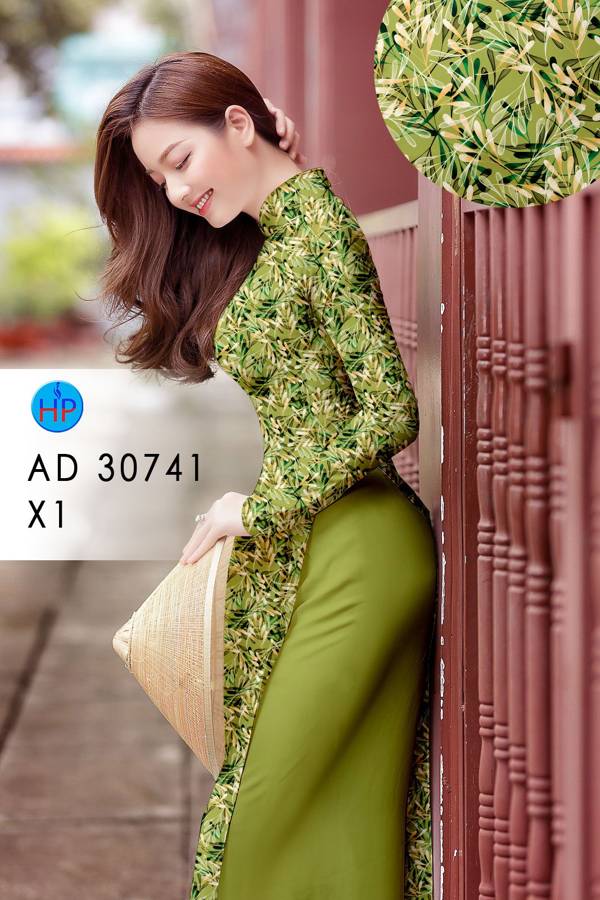 Áo Dài Hoa Đều Vừa Ra  AD 30741