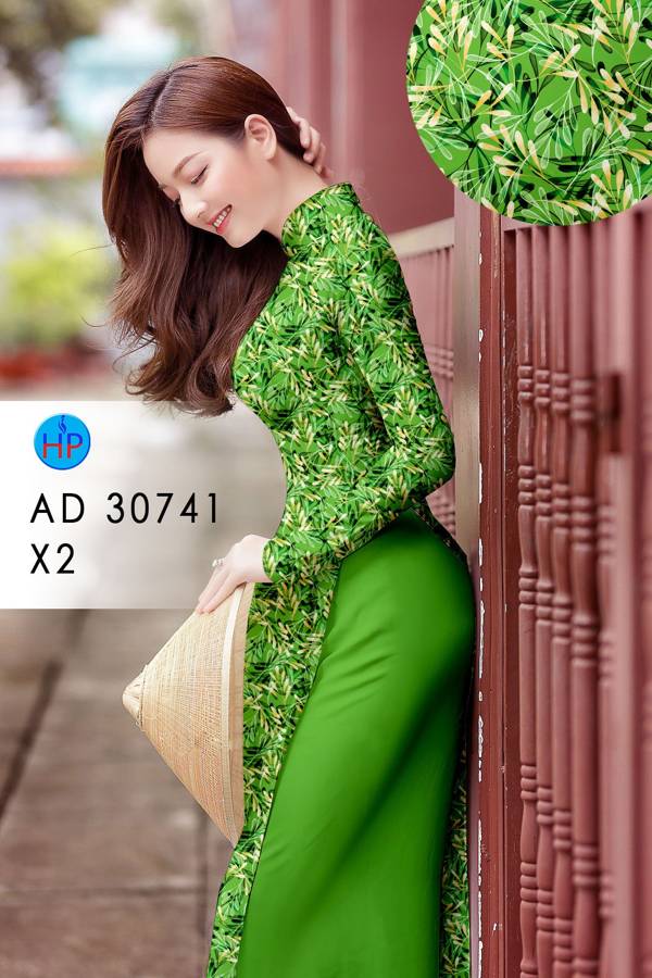 Áo Dài Hoa Đều Vừa Ra  AD 30741