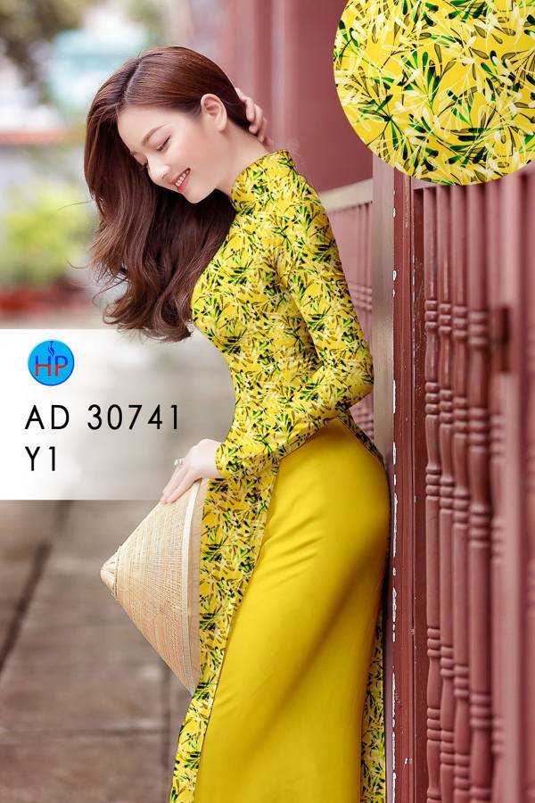 Áo Dài Hoa Đều Vừa Ra  AD 30741