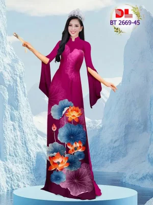 Vải Áo Dài Vai ao dai dep AD