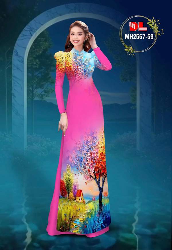 Vải Áo Dài Vai ao dai dep AD